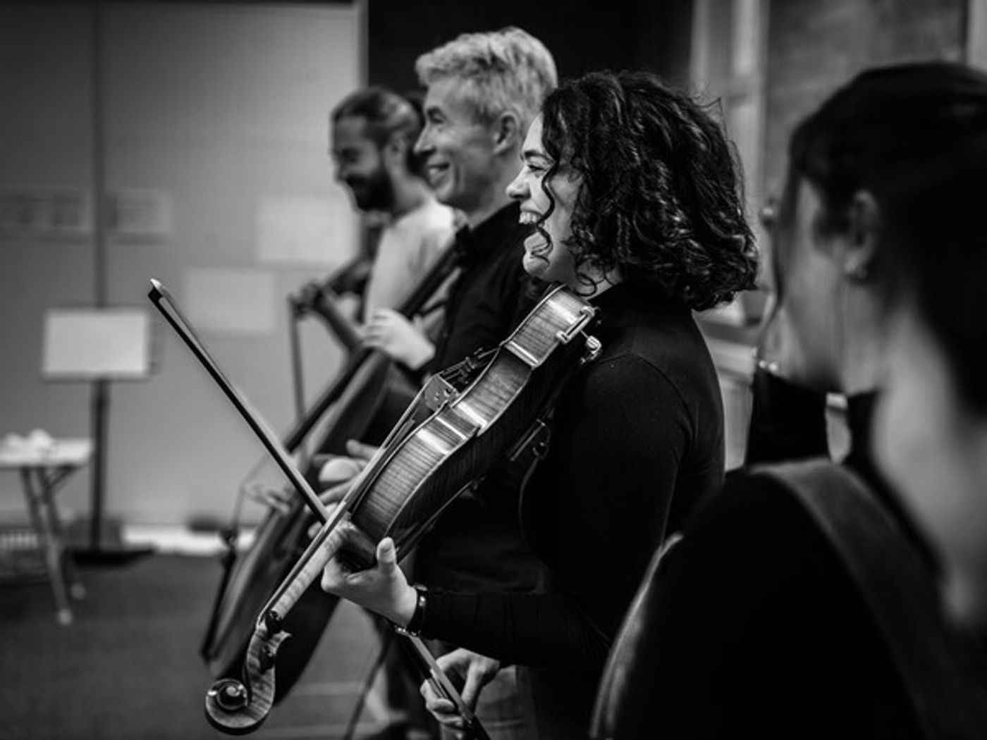 Photos: Inside Rehearsal For THE MOZART QUESTION at the Barn Theatre  Image