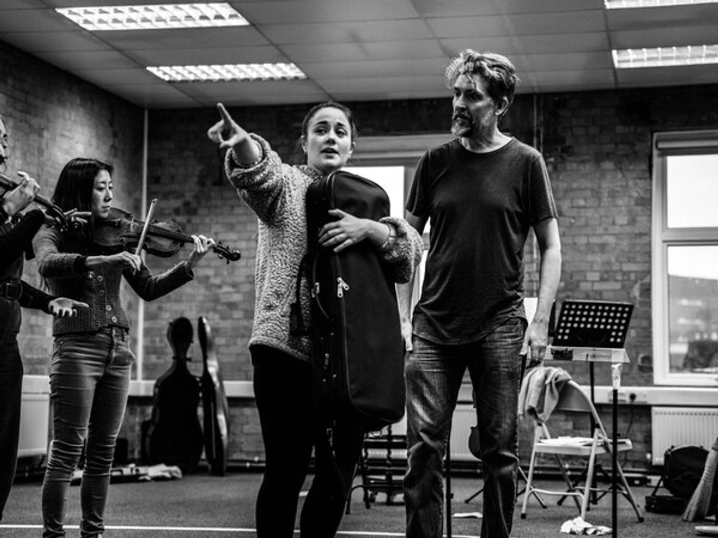 Photos: Inside Rehearsal For THE MOZART QUESTION at the Barn Theatre  Image