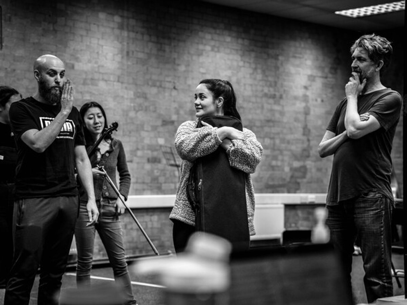 Photos: Inside Rehearsal For THE MOZART QUESTION at the Barn Theatre  Image