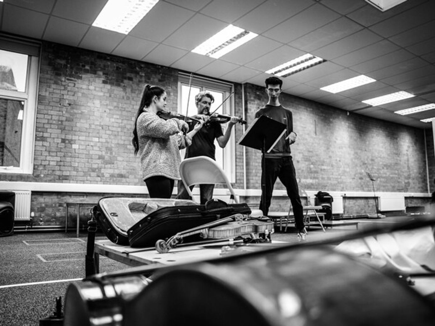 Photos: Inside Rehearsal For THE MOZART QUESTION at the Barn Theatre  Image