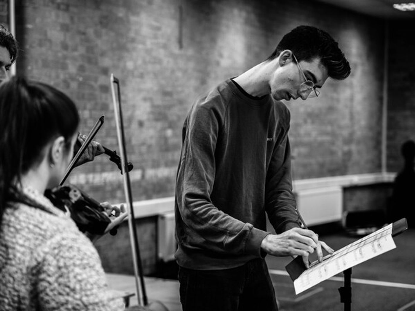 Photos: Inside Rehearsal For THE MOZART QUESTION at the Barn Theatre  Image