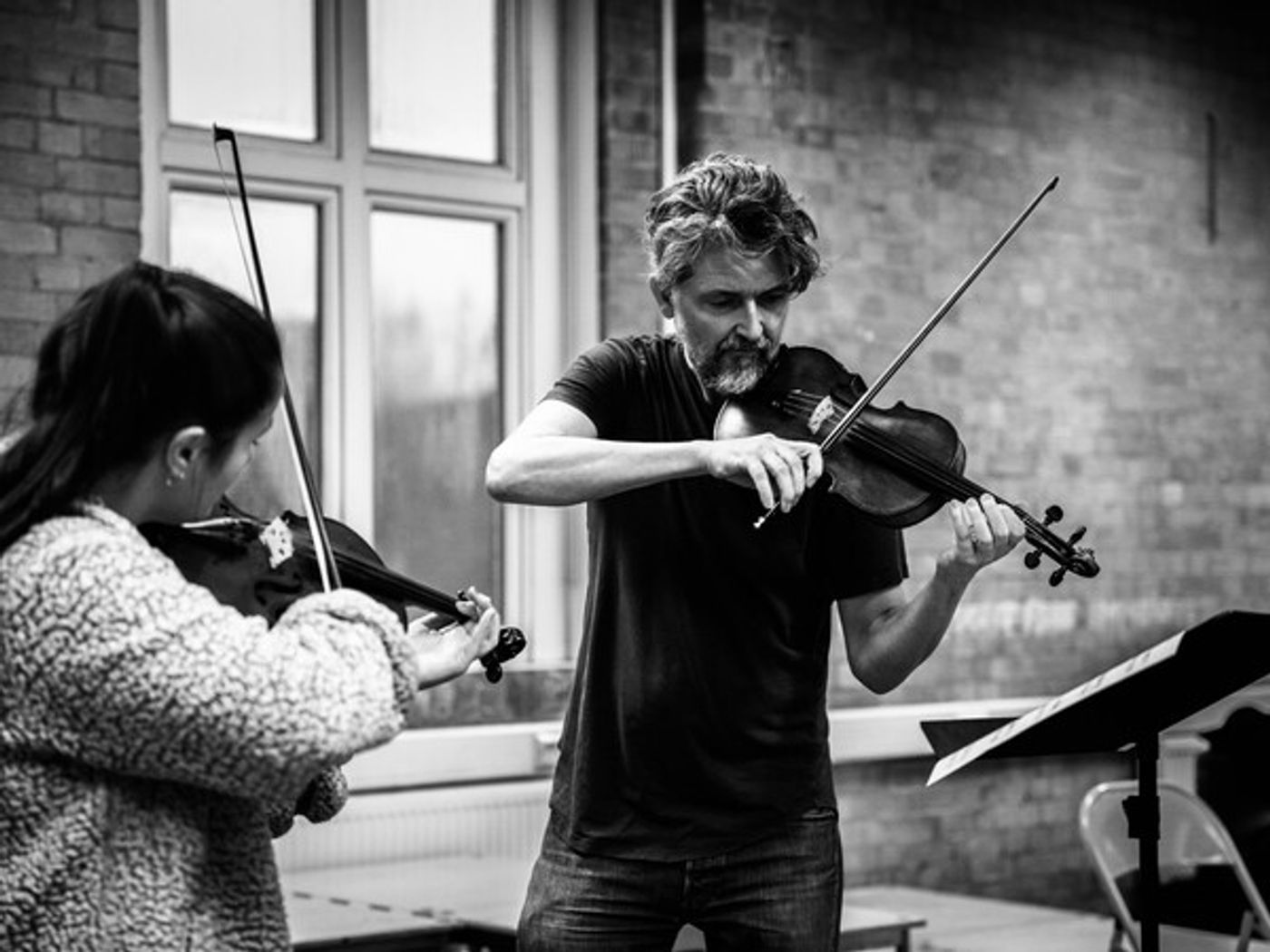 Photos: Inside Rehearsal For THE MOZART QUESTION at the Barn Theatre  Image