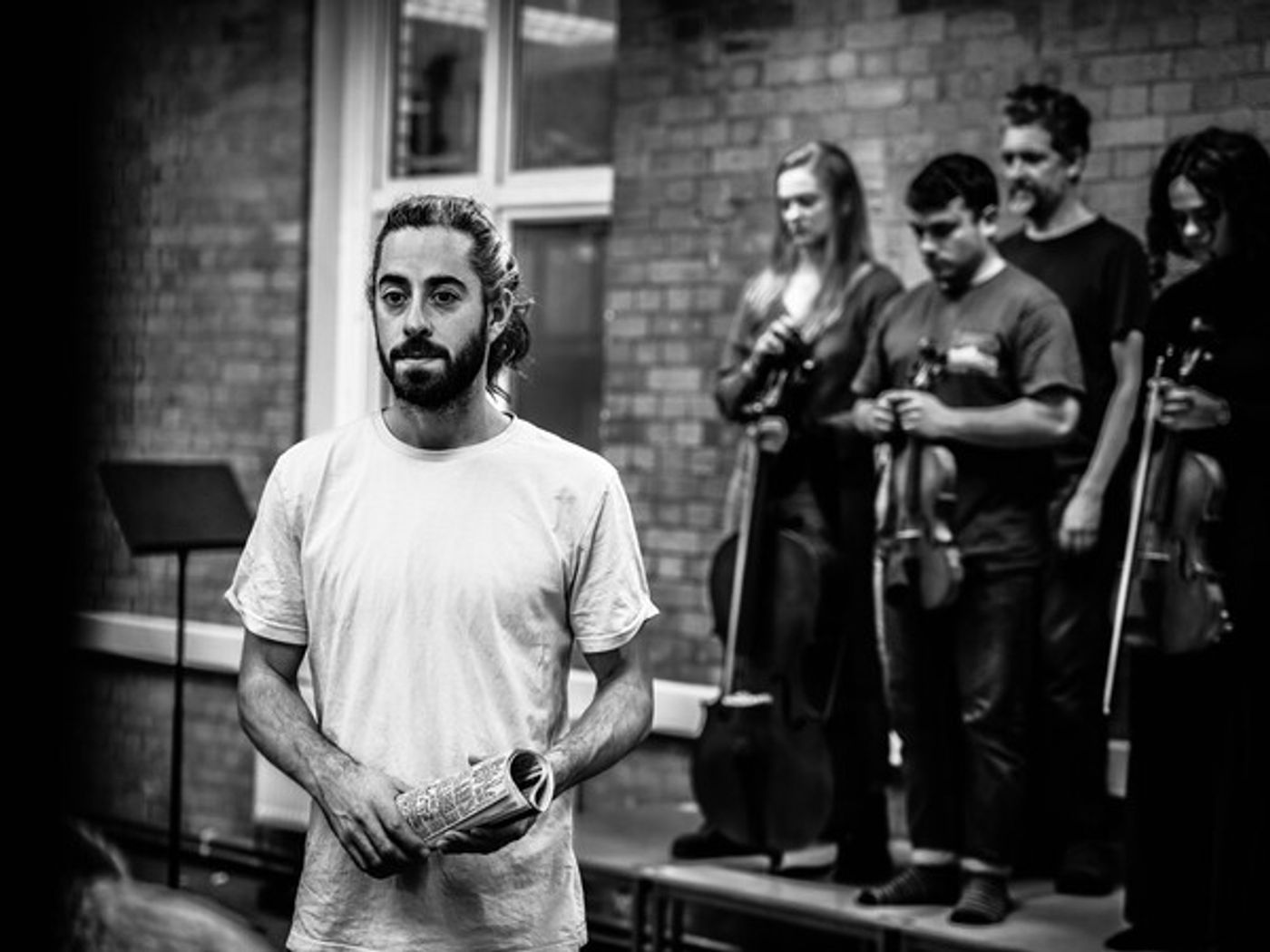 Photos: Inside Rehearsal For THE MOZART QUESTION at the Barn Theatre  Image