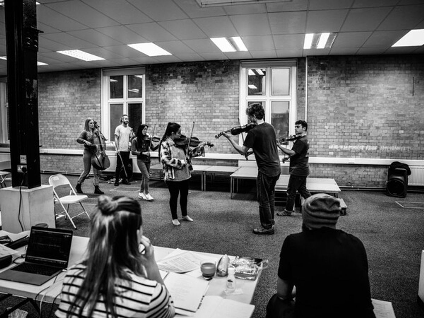 Photos: Inside Rehearsal For THE MOZART QUESTION at the Barn Theatre  Image