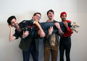 (Lef to Right) Jacob Alexander Simon, George Slotin, Sean Thompson, David LaMarr @ BroadwayWorld (Lef to Right) Jacob Alexander Simon, George Slotin, Sean Thompson, David LaMarr Photo
