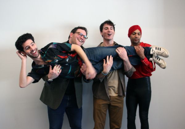(Lef to Right) Jacob Alexander Simon, George Slotin, Sean Thompson, David LaMarr Photo