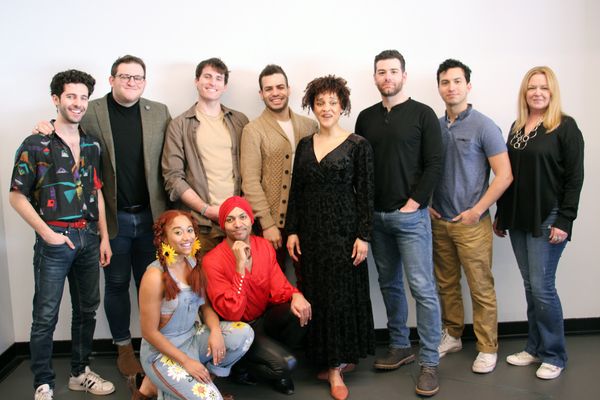 The cast (L to R) Jacob Alexander Simon, George Slotin, Sean Thompson, Cooper Howell, Photo