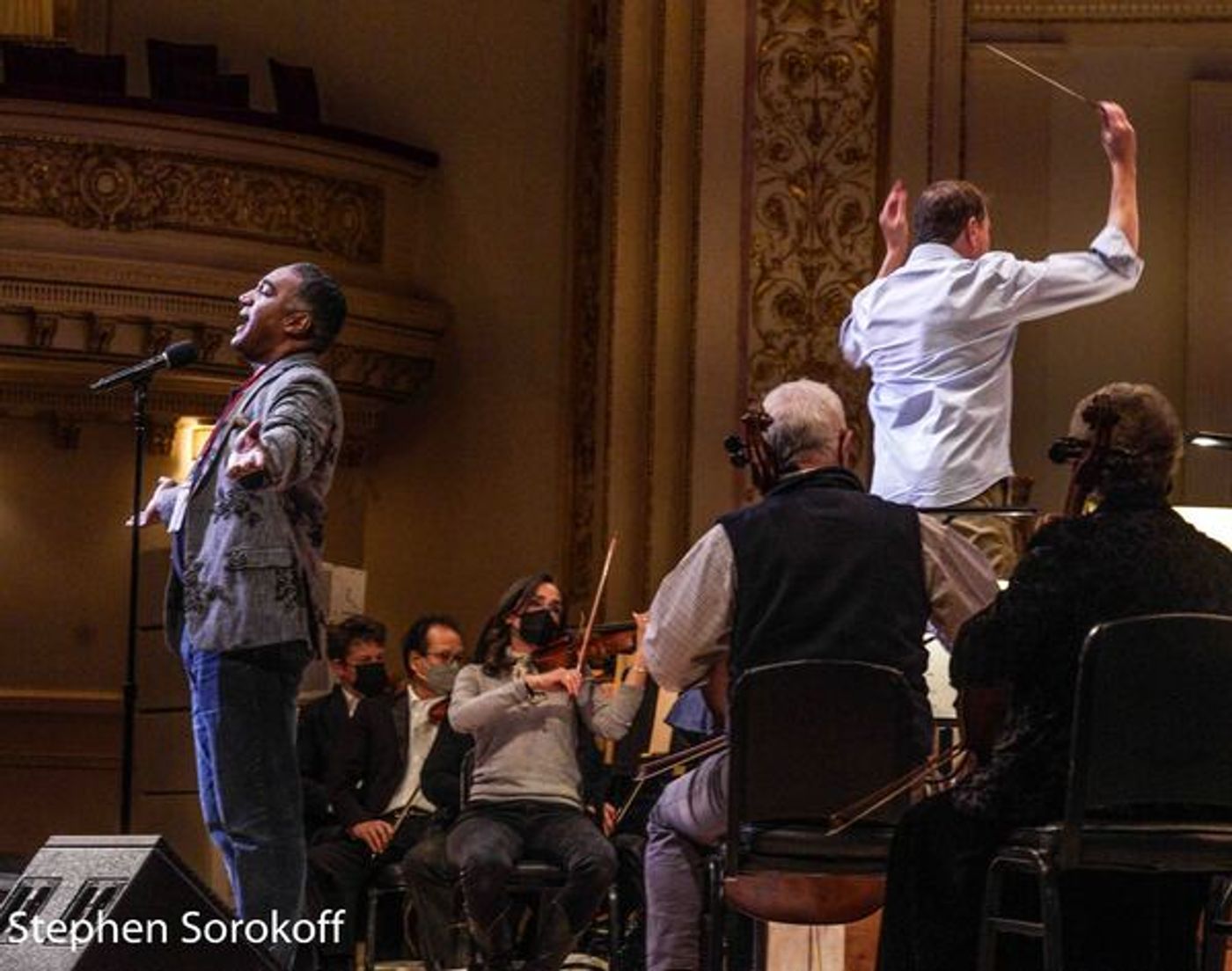 Photos: Norm Lewis and the New York Pops Gear Up for Their Carnegie Hall Concert  Image