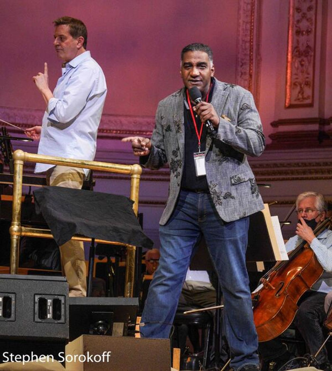 Photos: Norm Lewis and the New York Pops Gear Up for Their Carnegie Hall Concert  Image