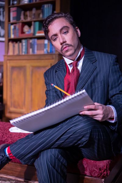 Gabriel Garcia as Salvador Dal  in HYSTERIA.    Photo Credit: Mike Kitaif Photo