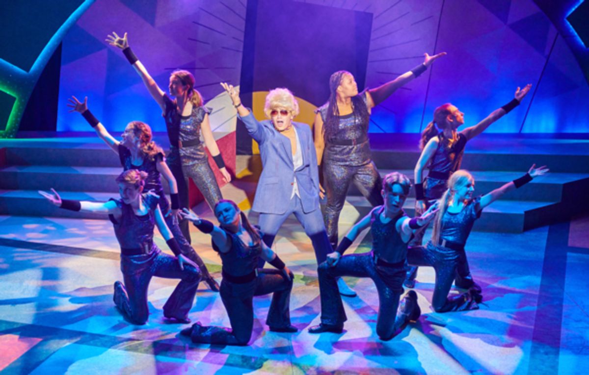 Max Larson (center) and cast in THE LEGEND OF ROCK, PAPER, SCISSORS. at Photos: First Stage's Production of THE LEGEND OF ROCK, PAPER, SCISSORS Opens Today