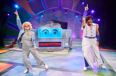 Eloise Field and Austin Nelson, Jr. in THE LEGEND OF ROCK, PAPER, SCISSORS. Photo