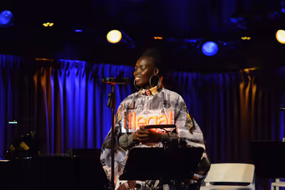 Mari Malek, celebrating the launch of Darrel Alejandro Holnes? Stepmotherland at Thom Photo