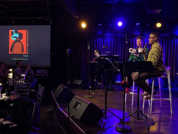 Drew Wutke, Thomas March and Darrel Alejandro Holnes, celebrating the launch of Holne Photo