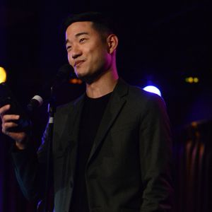 Daniel K. Isaac, celebrating the launch of Darrel Alejandro Holnes? Stepmotherland at Thomas March?s Poetry/Cabaret, NYC?s ?variety salon?, Feb 25th, at The Green Room 42. @ BroadwayWorld Daniel K. Isaac, celebrating the launch of Darrel Alejandro Holnes? Stepmotherland at Photo