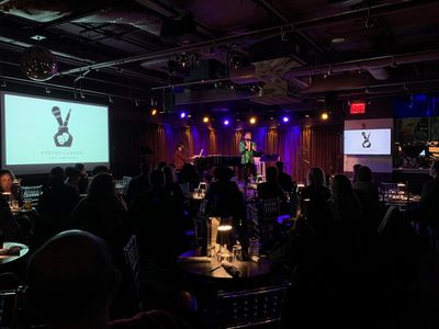 On Friday, 2/25, before a capacity crowd at The Green Room 42, Broadway?s Bryan Terre Photo