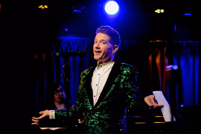 Host Thomas March, celebrating the launch of Darrel Alejandro Holnes? Stepmotherland  Photo