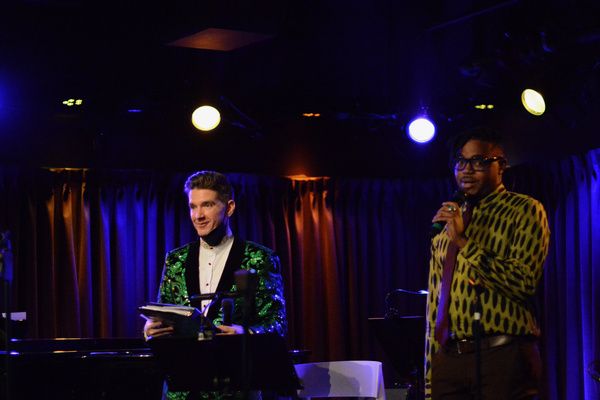 Thomas March and Darrel Alejandro Holnes, celebrating the launch of Holnes? Stepmothe Photo