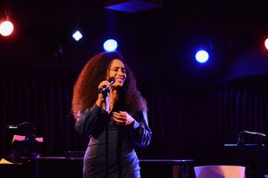 Nicole Vanessa Ortiz, celebrating the launch of Darrel Alejandro Holnes? Stepmotherla Photo