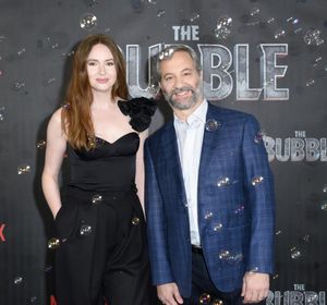 Karen Gillan and Judd Apatow @ BroadwayWorld Karen Gillan and Judd Apatow Photo