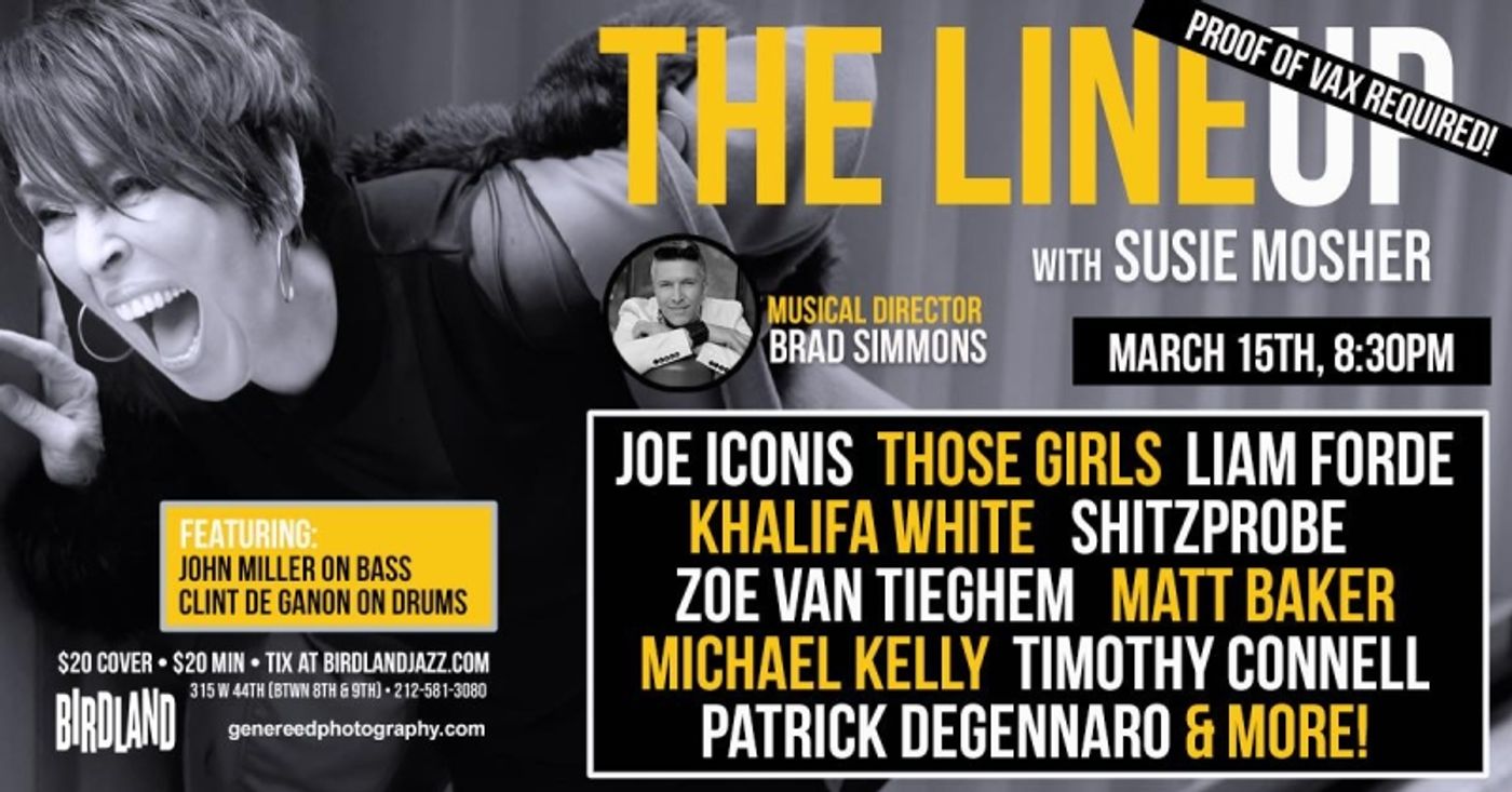 Photos: March 8th Edition of THE LINEUP WITH SUSIE MOSHER at Birdland Theater in the Stewart Green Lens Photos: March 8th Edition of THE LINEUP WITH SUSIE MOSHER at Birdland Theater in the Stewart Green Lens Image