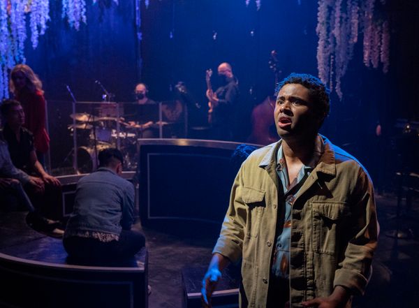 Darron Hayes and the cast  Photo