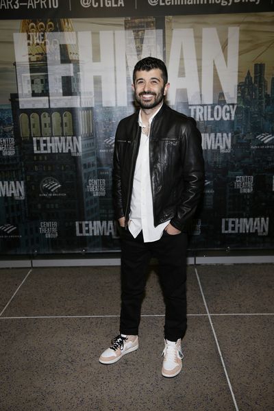 Actor Behzad Dabu arrives for the opening night performance of ?The Lehman Trilogy? a Photo