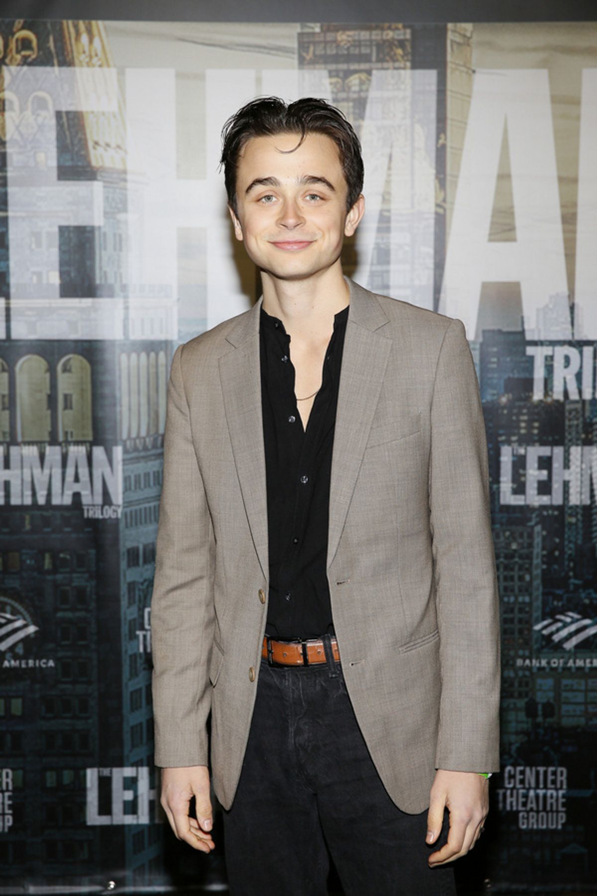 Actor Ben Ahlers arrives for the opening night performance of ?The Lehman Trilogy? at Center Theatre Group/Ahmanson Theatre on March 6, 2022, in Los Angeles, California. (Photo by Ryan Miller/Capture  at 