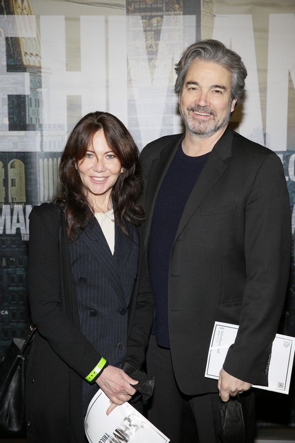 From left, film producer Leslie Urdang and actor Jon Tenney arrive for the opening ni Photo