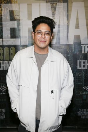 Actor George Salazar arrives for the opening night performance of ?The Lehman Trilogy Photo