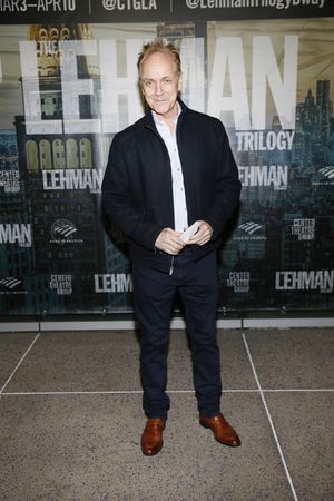 Actor Joe Pacheco arrives for the opening night performance of ?The Lehman Trilogy? at Center Theatre Group/Ahmanson Theatre on March 6, 2022, in Los Angeles, California. (Photo by Ryan Miller/Capture @ BroadwayWorld Actor Joe Pacheco arrives for the opening night performance of ?The Lehman Trilogy? a Photo
