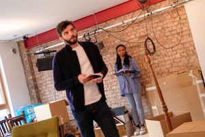 Michael Fox, Aliyah Odoffin @ BroadwayWorld Michael Fox, Aliyah Odoffin Photo