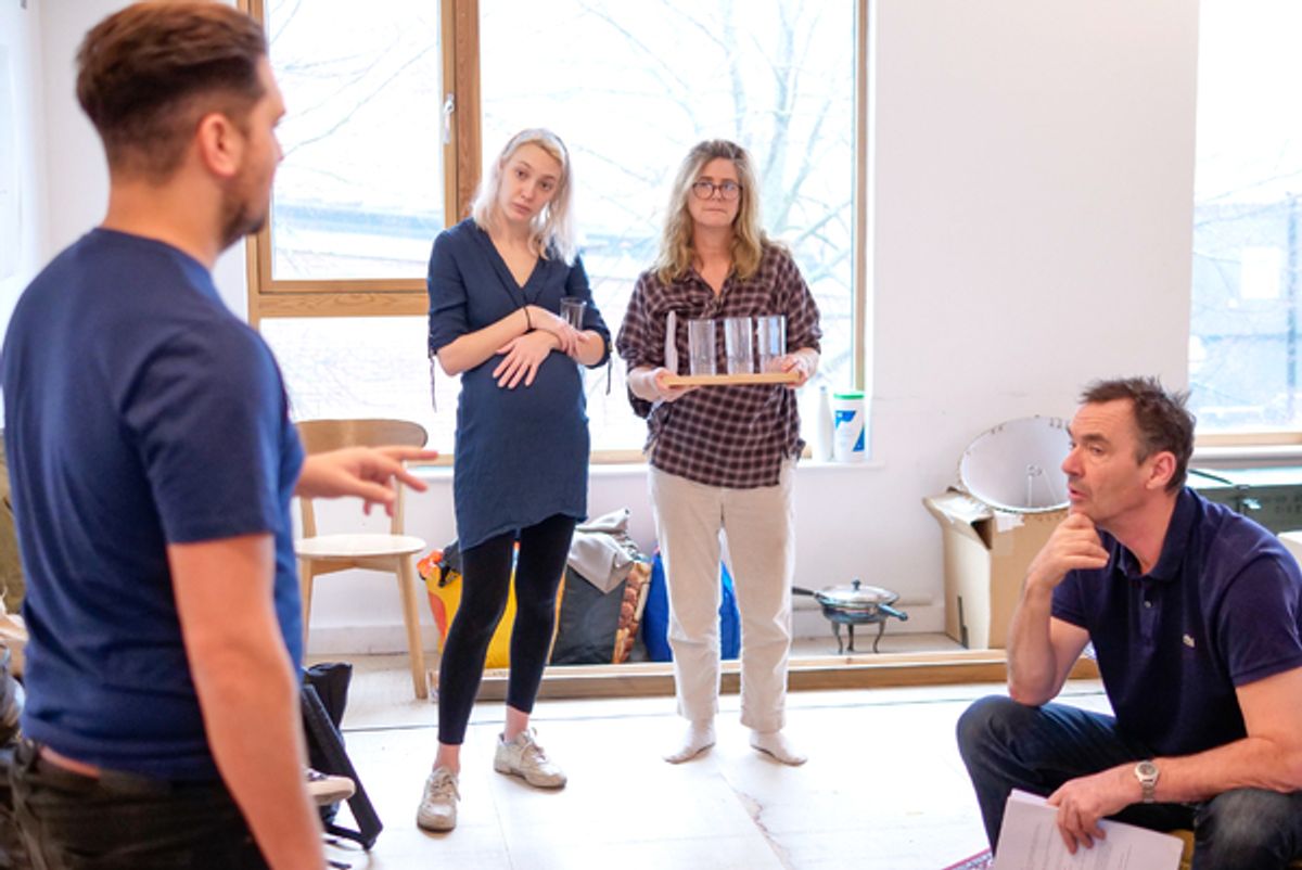 Oliver Kaderbhai, Katie Matsell, Imogen Stubbs, Richard Lintern  at 