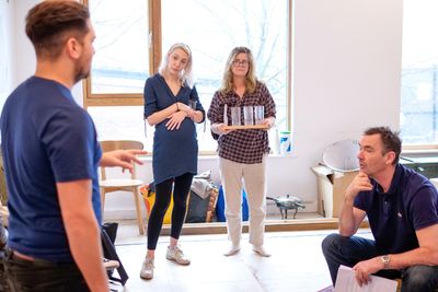 Oliver Kaderbhai, Katie Matsell, Imogen Stubbs, Richard Lintern  Photo