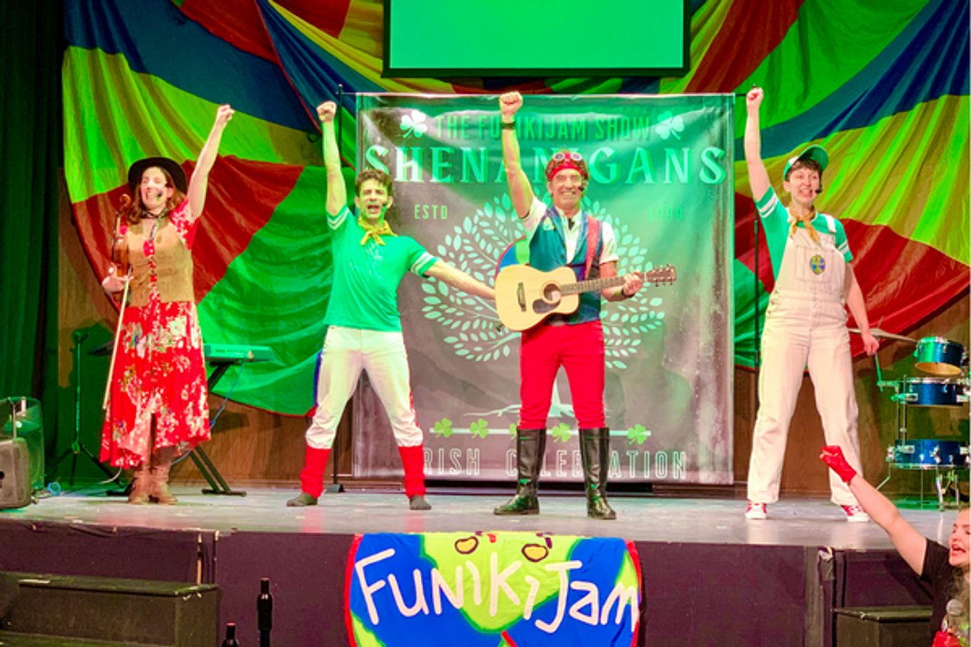 Photos: The FunikiJam Show SHENANIGANS: IRISH CELEBRATION Opens at Actors Temple Theatre Photos: The FunikiJam Show SHENANIGANS: IRISH CELEBRATION Opens at Actors Temple Theatre Image