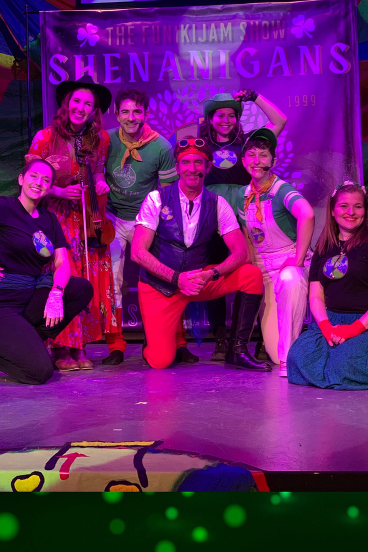 The cast at Photos: The FunikiJam Show SHENANIGANS: IRISH CELEBRATION Opens at Actors Temple Theatre