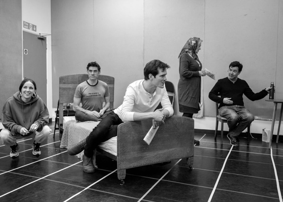 Sorcha Kennedy, Toby Osmond, George Kemp, Jemma Churchill and Jamie Zubairi at 