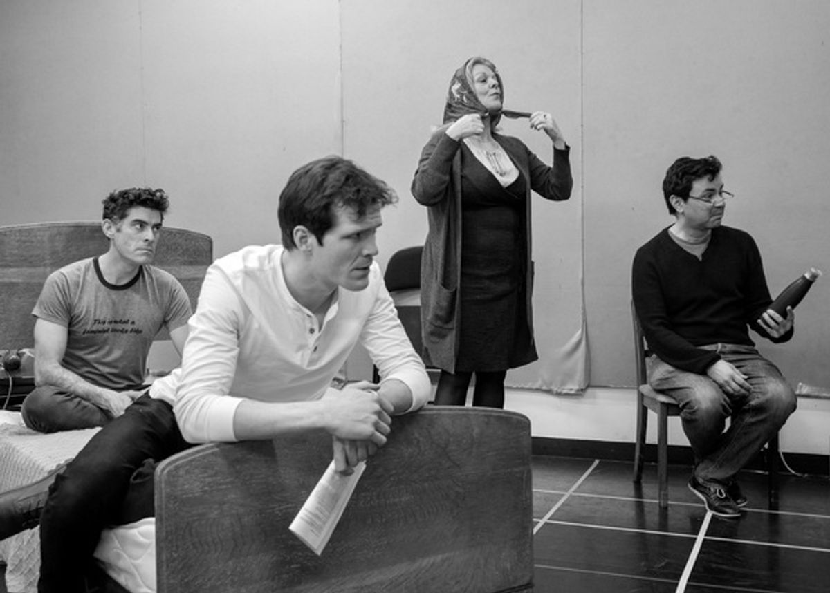 Toby Osmond, George Kemp, Jemma Churchill, and Jaime Zubairi at 