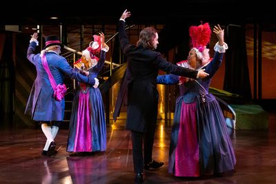 The cast of Alley Theatre’s production of Sense and Sensibility Photo
