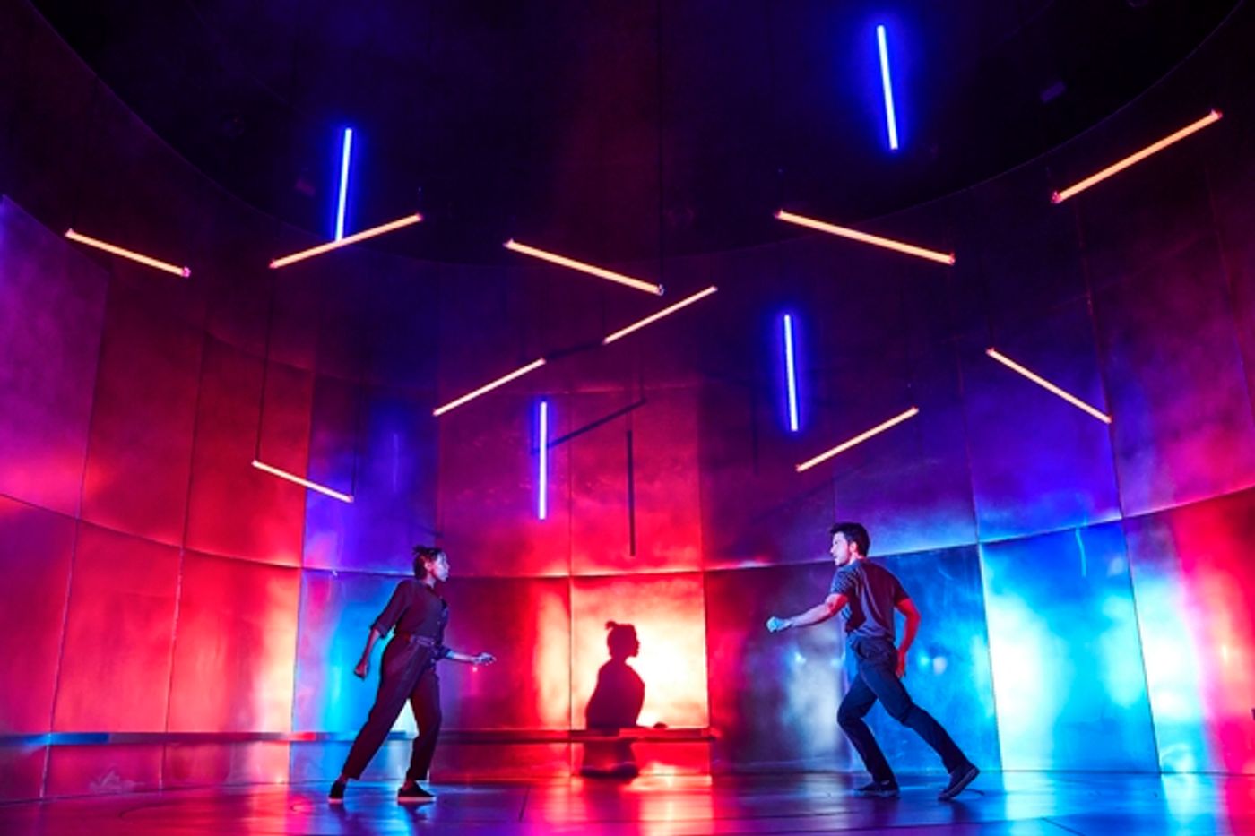 Photos: First Look at Taron Egerton, Jonathan Bailey, Jade Anouka & Phil Daniels in COCK  Image