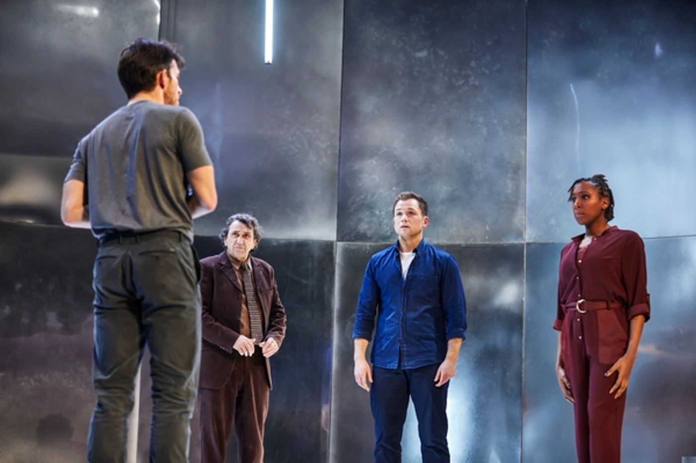 Photos: First Look at Taron Egerton, Jonathan Bailey, Jade Anouka & Phil Daniels in COCK  Image