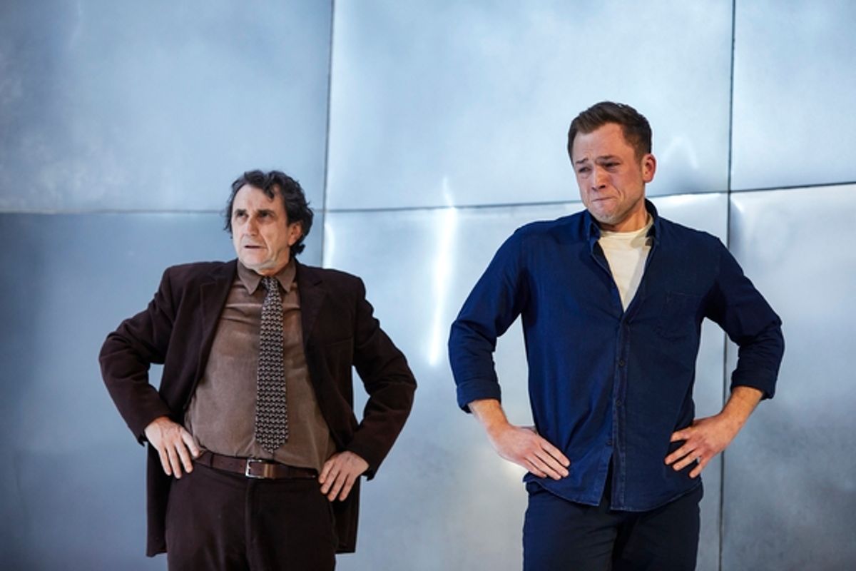 Phil Daniels and Taron Egerton at 