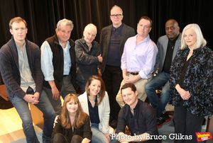 (Top Row L-R) Cliff Chamberlain, Jeff Still, Austin Pendleton, Tracy Letts, Danny McC Photo