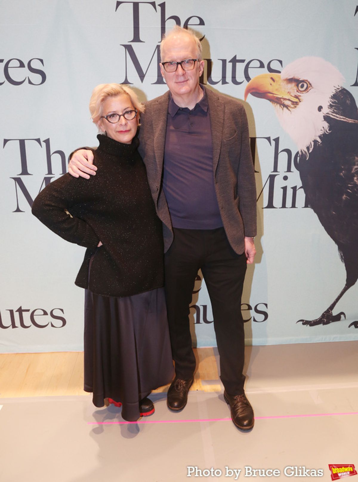 Director Anna D. Shapiro and Playwright Tracy Letts  at 