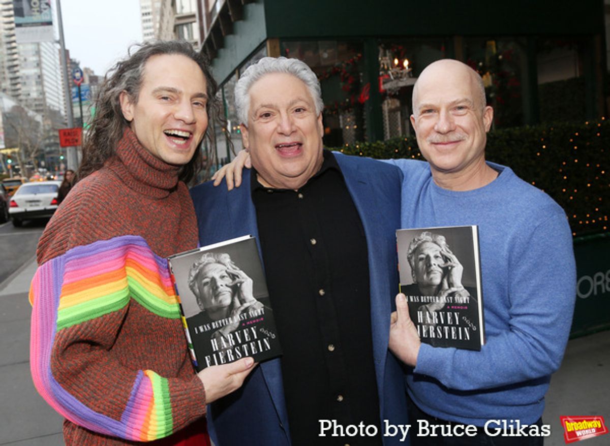 Jordan Roth, Harvey Fierstein and Richie Jackson at 