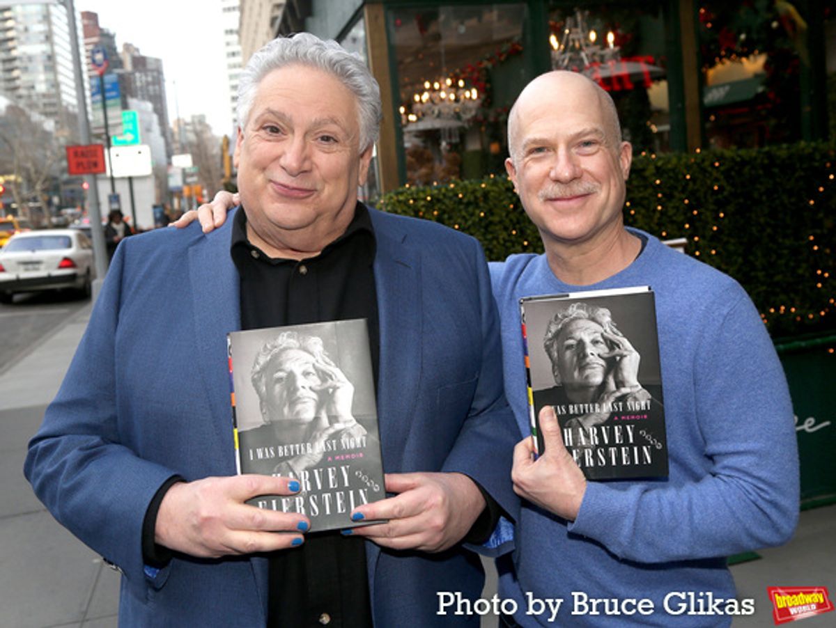 Harvey Fierstein and Richie Jackson  at 