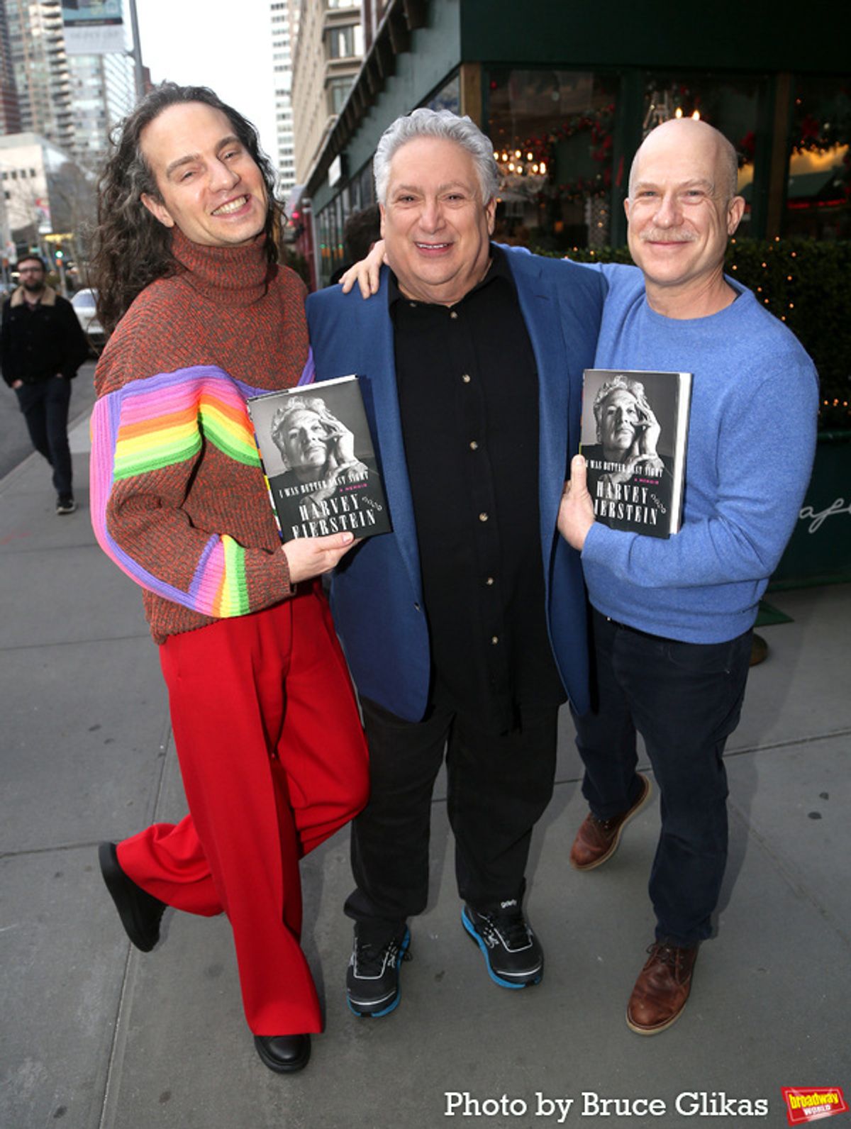 Jordan Roth, Harvey Fierstein and Richie Jackson at 