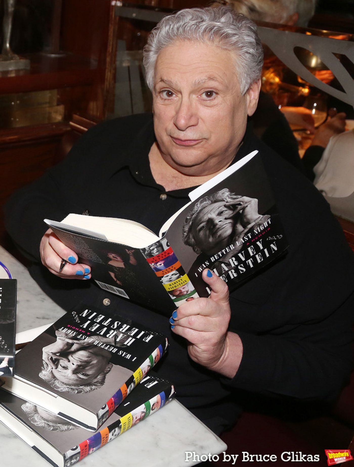 Photos: Harvey Fierstein Celebrates Release of New Memoir, 'I Was Better Last Night'  Image