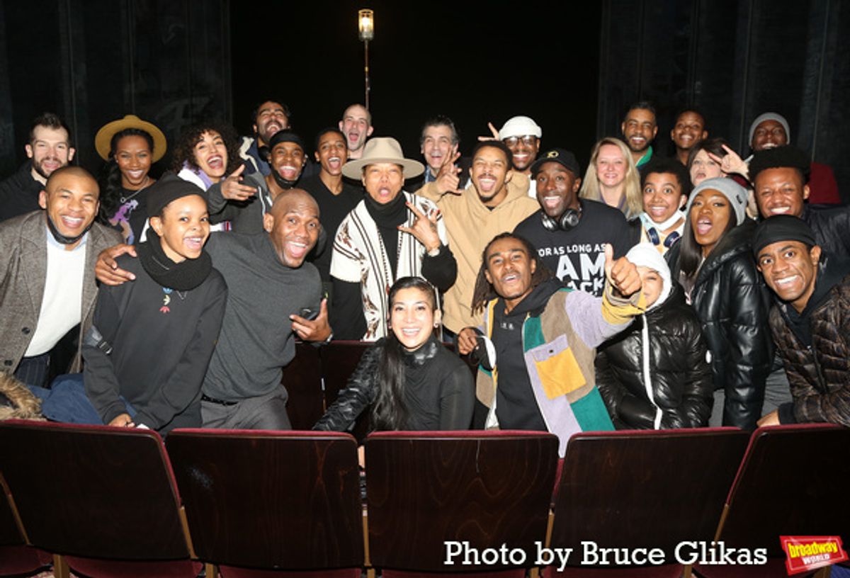 Queen Latifah and The Cast of MJ at 