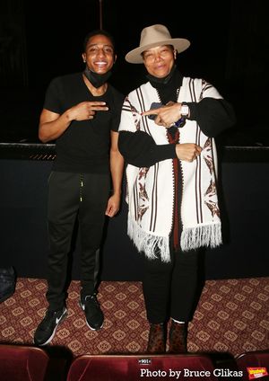 Myles Frost and Queen Latifah @ BroadwayWorld Myles Frost and Queen Latifah Photo